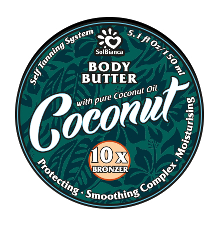 Body Butter Coconut Твердое Масло Для Загара В Солярии С Мас
