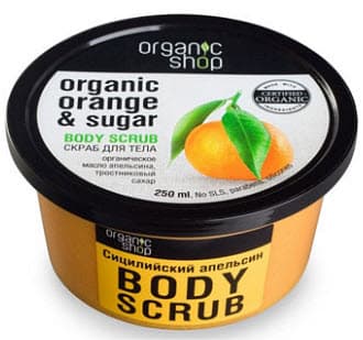 Body Scrub Organic Orange  Sugar Скраб Для Тела Сицилийский 