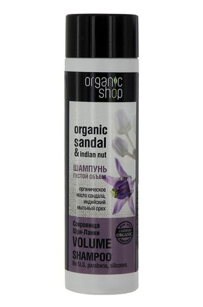 Shampoo Volume Organic Sandal  Indian Nut Шампунь Сокровища 