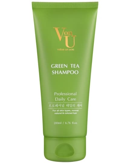 Von-U Green Tea Шампунь Для Волос С Зеленым Чаем