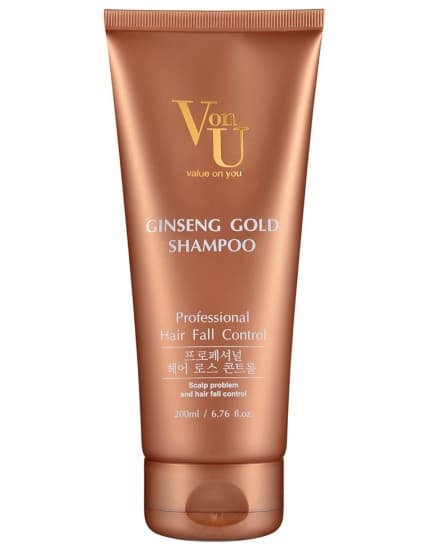 Von-U Ginseng Gold Шампунь Для Волос С Экстрактом Золотого Ж