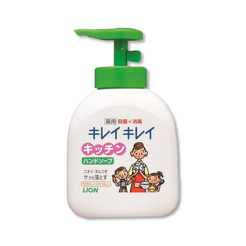 Lion Kirei Kirei Пенное антибактериальное мыло для рук, 250 