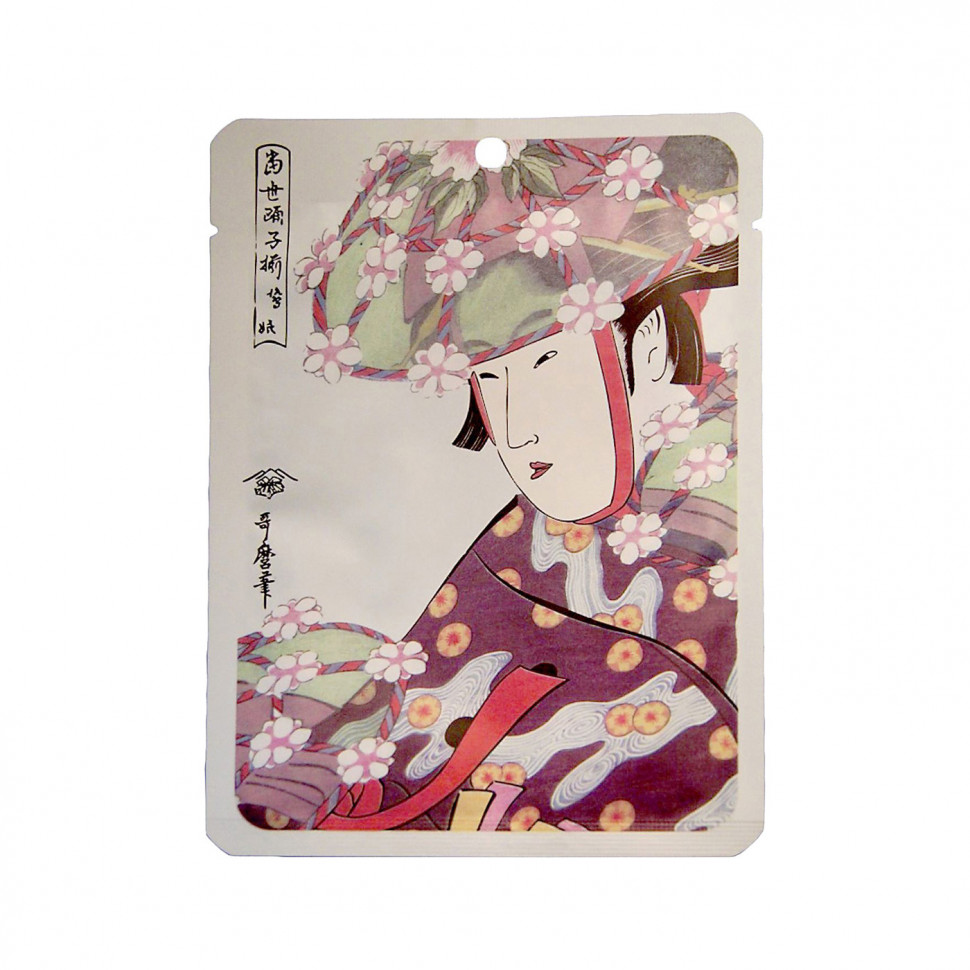 Mitomo Маска для лица  Алоэ+Экстракт Цветков Сакуры, 25 гр
