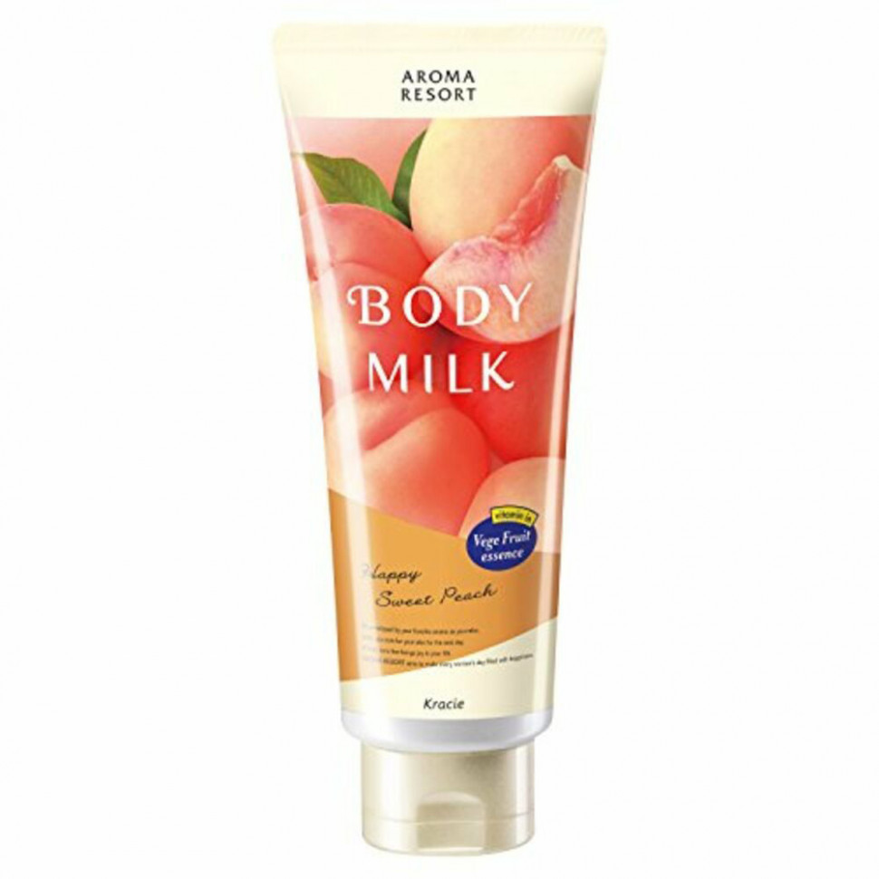 Kracie Aroma Resort Молочко для тела с ароматом персика, 220