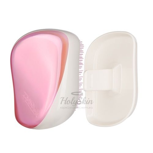 Розовая голографическая расческа для волос Tangle Teezer