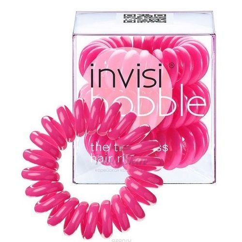 Розовая резинка для волос Invisibobble