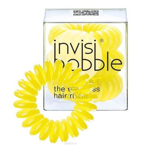 Желтая резинка для волос Invisibobble