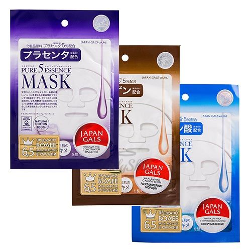 Увлажняющая маска для лица Japan Gals