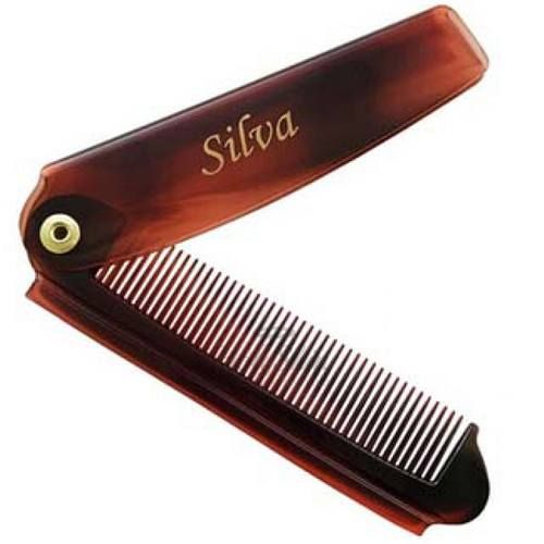 Компактная складная расческа для волос Silva