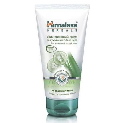 Увлажняющий крем для умывания с алое вера Himalaya Herbals