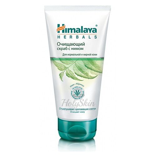 Очищающий скраб для лица с нимом Himalaya Herbals