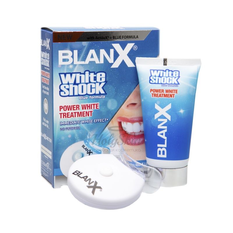 Интенсивная зубная паста и светодиодный активатор BlanX