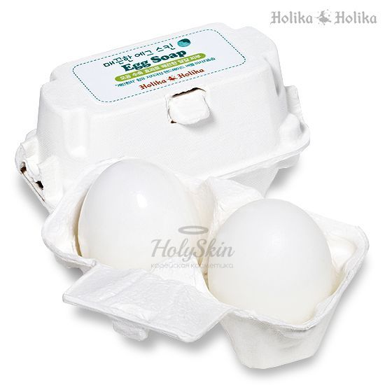 Мыло-маска с яичным белком Holika Holika