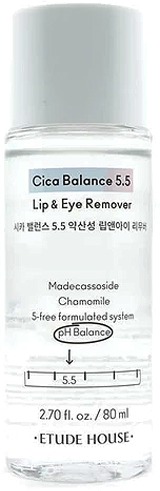 Etude House Cica Balance  Lip and Eye Remover