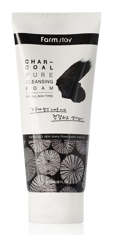 FarmStay Charcoal Pure Cleansing Foam