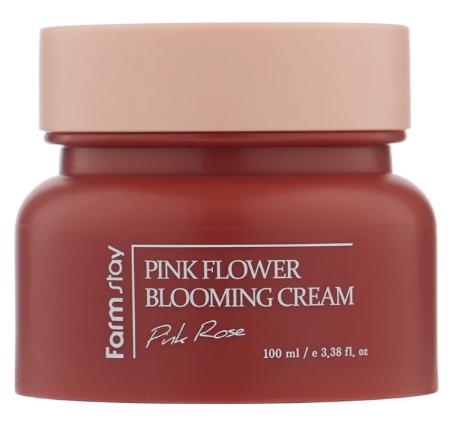 Farmstay Pink Flower Blooming Cream Pink Rose