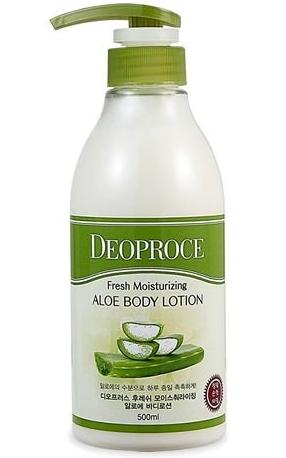 Deoproce WellBeing Fresh Moisturizing Aloe Body Lotion