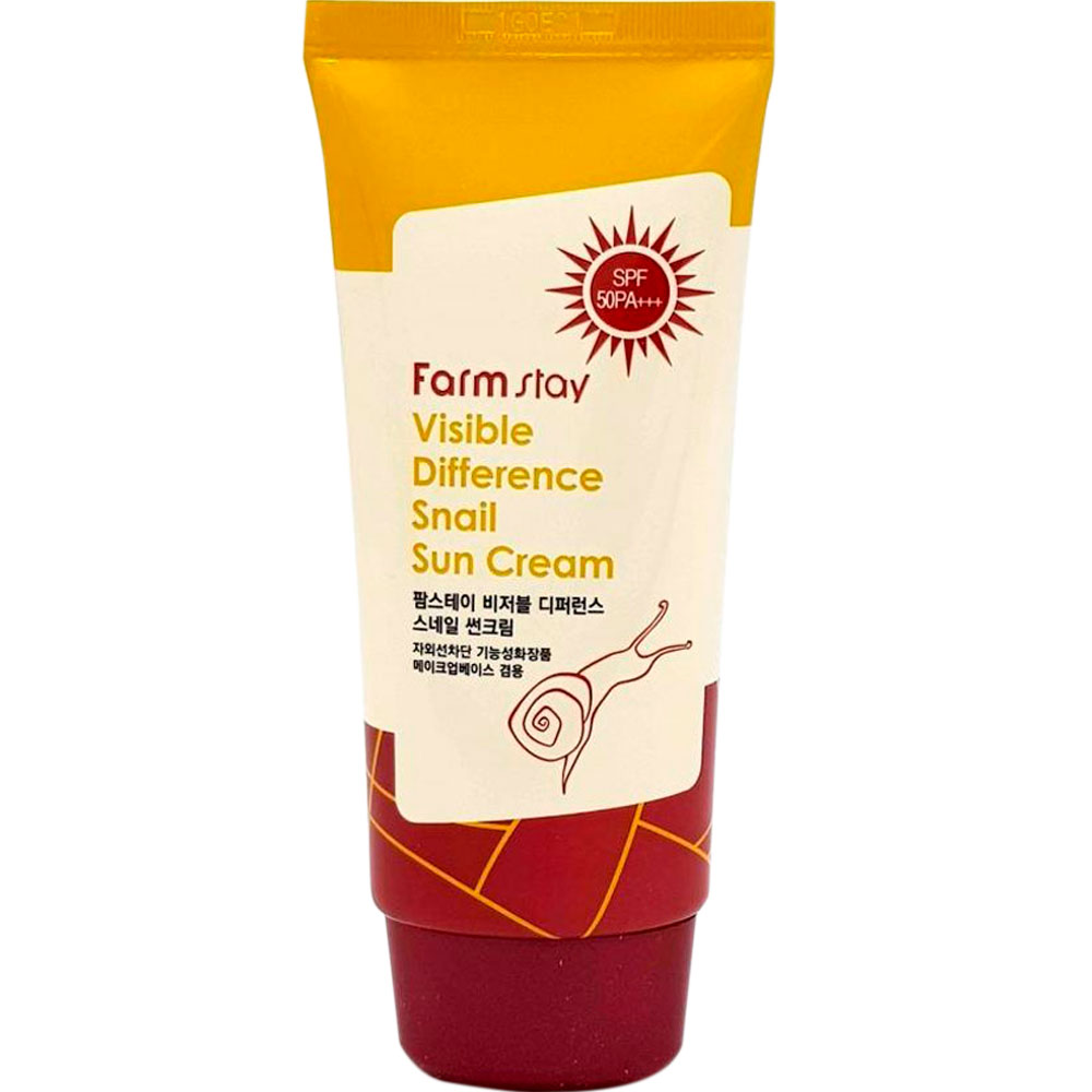 FarmStay Visible Difference Snail Sun Cream SPF  PA