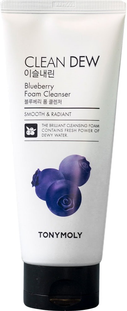 Tony Moly Clean Dew Foam Cleanser Blueberry