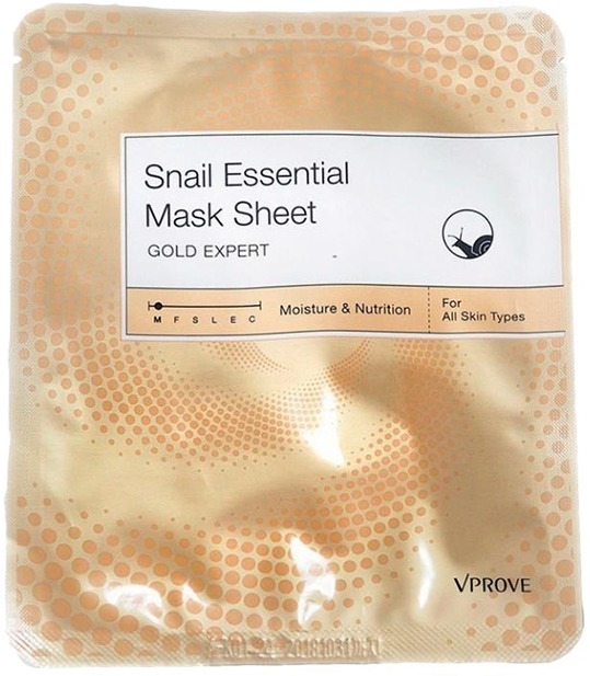 Vprove Gold Expert Snail Essential Mask Sheet