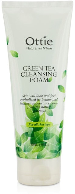 Ottie Green Tea Cleansing Foam