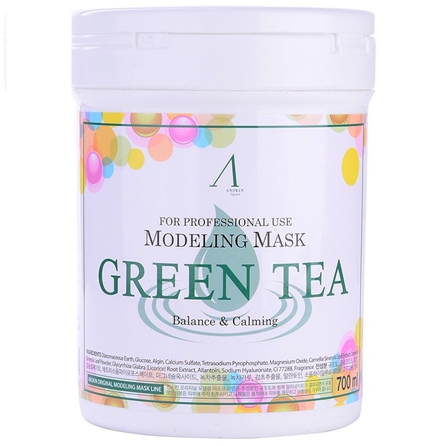 Anskin Grean Tea Modeling Mask  container
