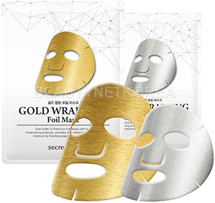 Secret Key Gold Wrapping Foil Mask
