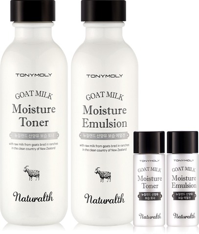 Tony Moly Naturalth Goat Milk Moisture Skin Care Set