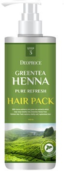 Deoproce Greentea Henna Pure Refresh Hair Pack