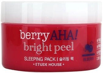 Etude House Berry Aha Bright Peel Sleeping Pack