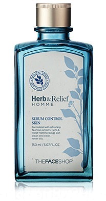 The Face Shop Herb and Relief Homme Sebum Control Skin