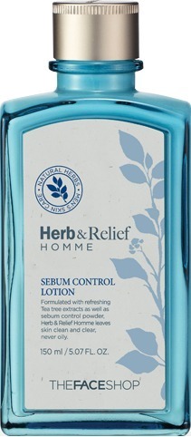 The Face Shop Herb and Relief Homme Sebum Control Lotion