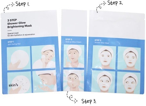 Skin Shower Glow Mask  Step