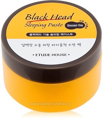 Etude House Black head sleeping paste