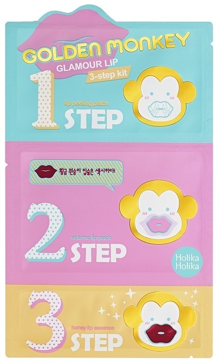 Holika Holika Golden Monkey Glamour Lip Step Kit