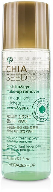 The Face Shop Chia Seed Fresh Lip And Eye MakeUp Remover