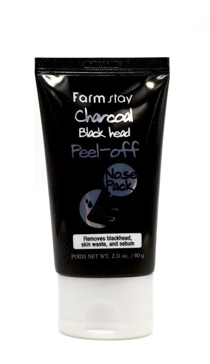 Farmstay Charcoal Black Head Peeloff Nose Pack Mini