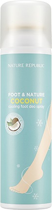 Nature Republic Foot And Nature Coconut Cooling Foot Deo Spr