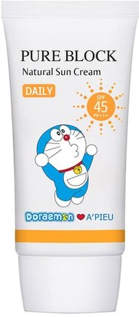 APieu Pure Block Natural Daily Sun Cream Doraemon Edition SP
