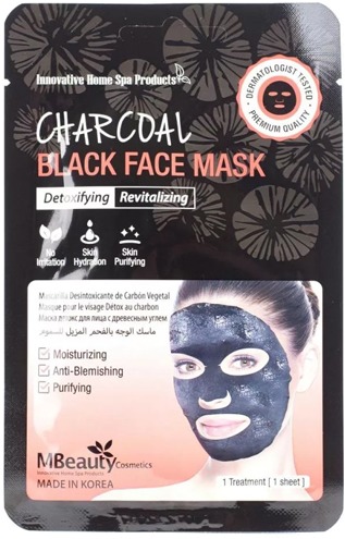 MBeauty Charcoal Black Face Mask