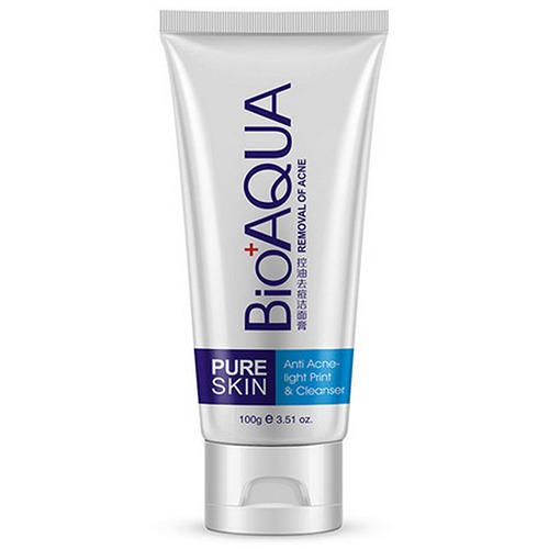 Bioaqua Pure Skin Anti Acne Light Print And Cleanser