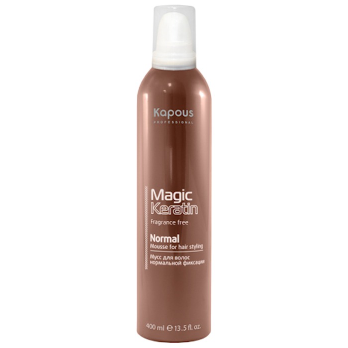 Kapous Fragrance Free Magic Keratin Normal Mousse