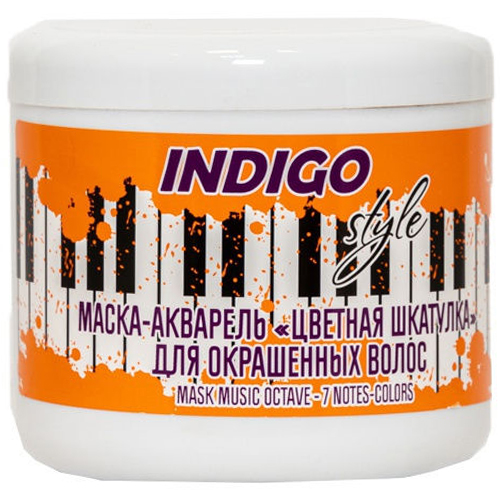 Indigo Style Mask Music Octave  Notes Colors