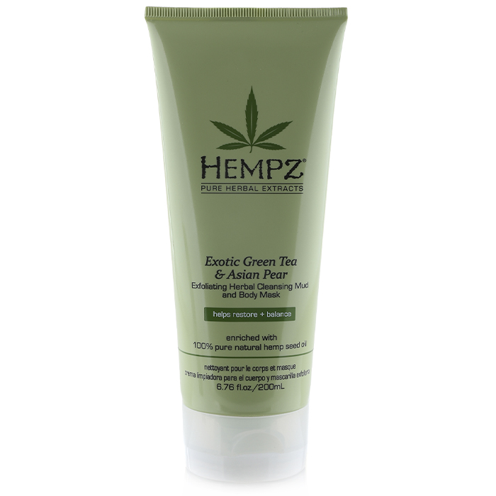 Hempz Exotic Green Tea And Asian Pear Exfoliating Cleansing 