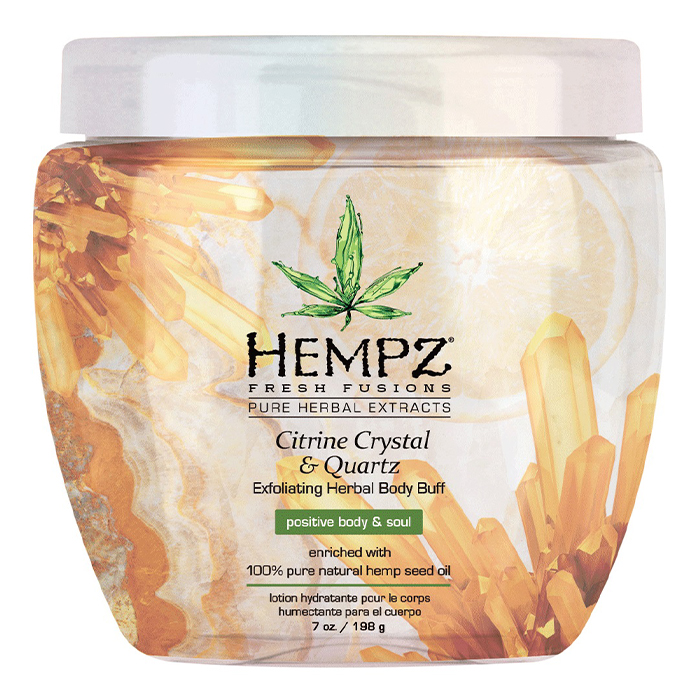 Hempz Citrine Crystal And Quartz Herbal Body Buff