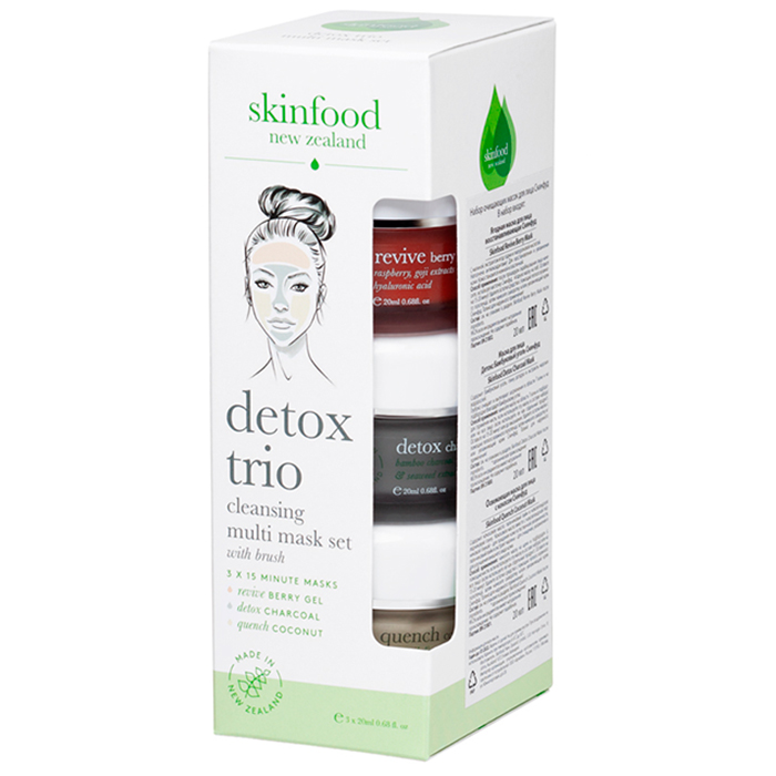Skinfood New Zeland Detox Trio Cleansing Multi Mask Set