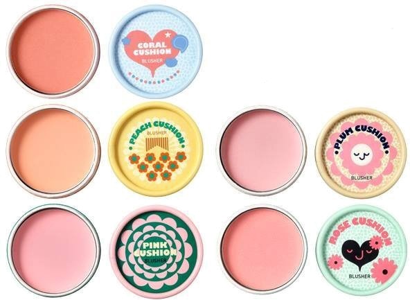 The Face Shop Lovely Meex Pastel Cushion Blusher