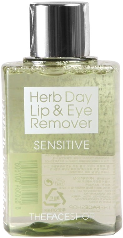 The Face Shop Herb Day LipandEye Make Up Remover Sensitive