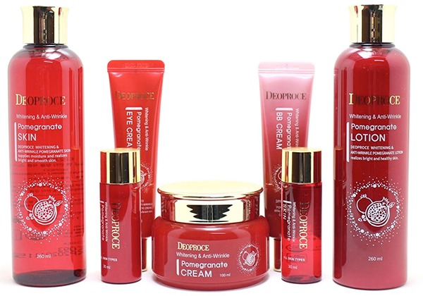Deoproce Whitening and AntiWrinkle Pomegranate  Set