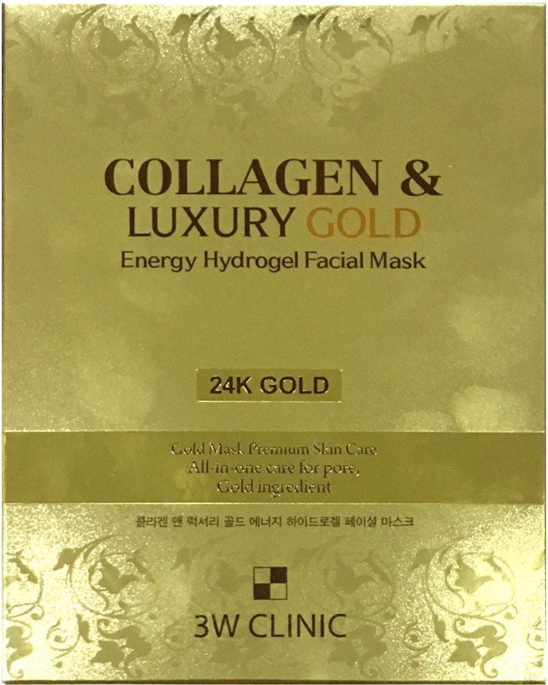 W Clinic Collagen and Luxury Gold Energy Hydrogel Facial Mas